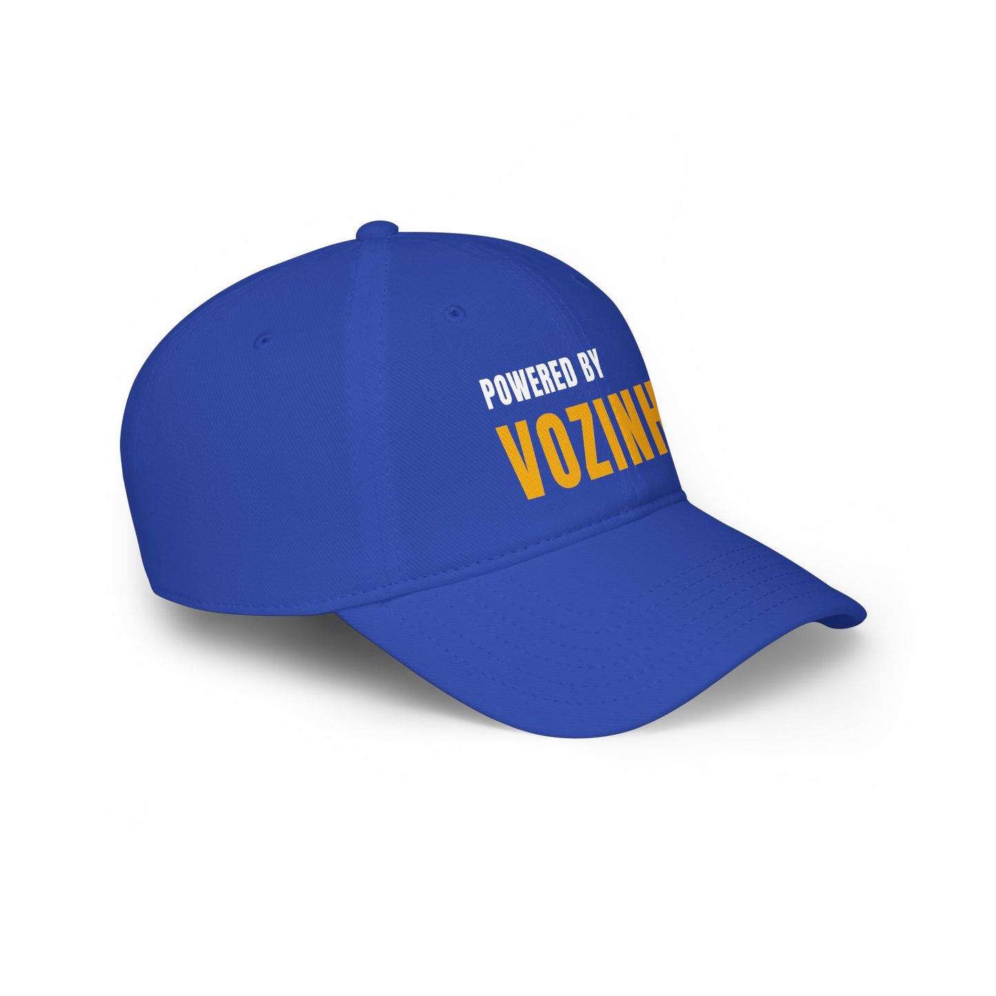 Powered by VOZINHA Baseball Cap | Cape Verde Football Hat | Blue Sharks Fan Cap | Soccer Dad Gift | World Cup 2026