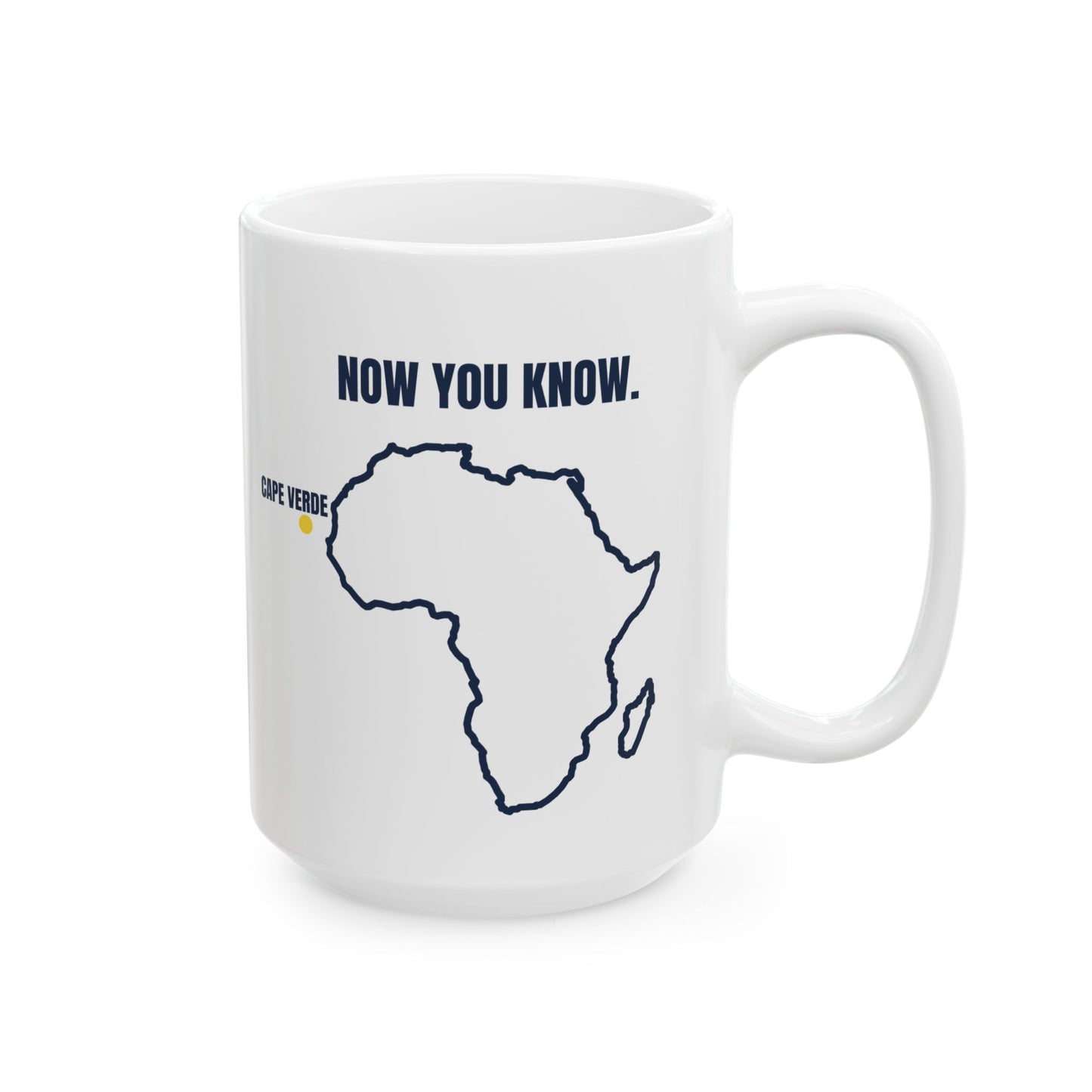 Where Is Cape Verde? | Funny Double-Sided Coffee Mug | Africa Map Gift | Cabo Verde Souvenir (11oz, 15oz)
