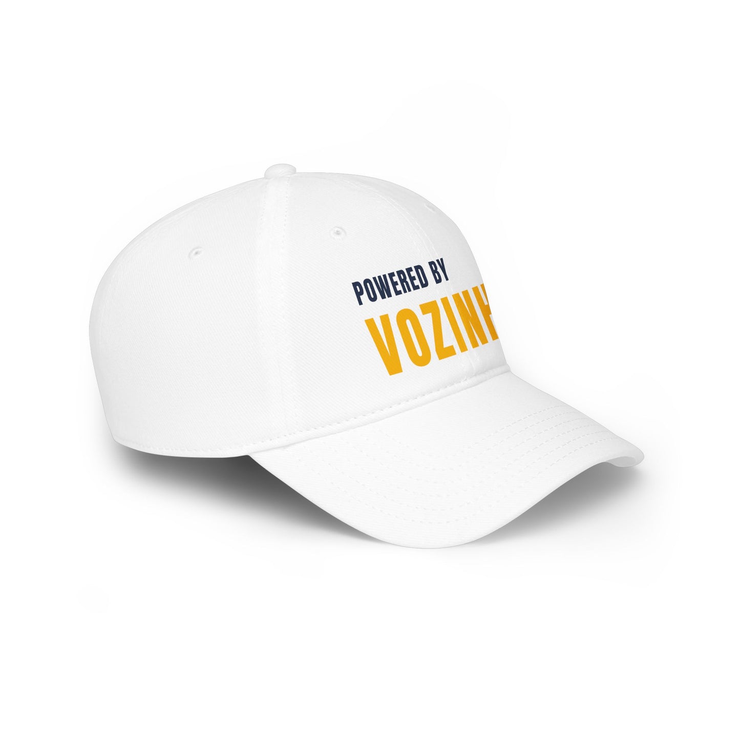 Powered by VOZINHA Baseball Cap | Cape Verde Football Hat | Blue Sharks Fan Cap | Soccer Dad Gift | World Cup 2026