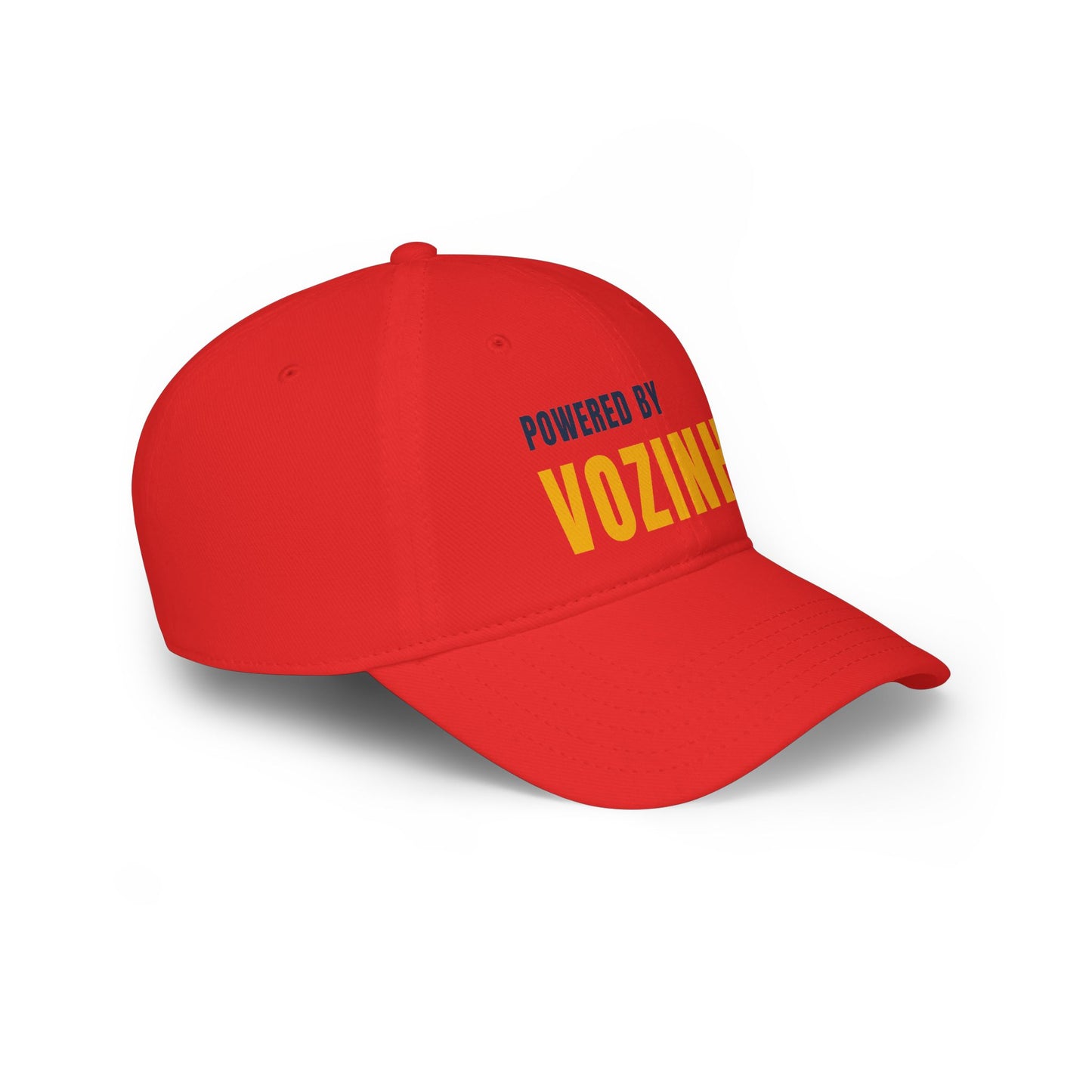 Powered by VOZINHA Baseball Cap | Cape Verde Football Hat | Blue Sharks Fan Cap | Soccer Dad Gift | World Cup 2026