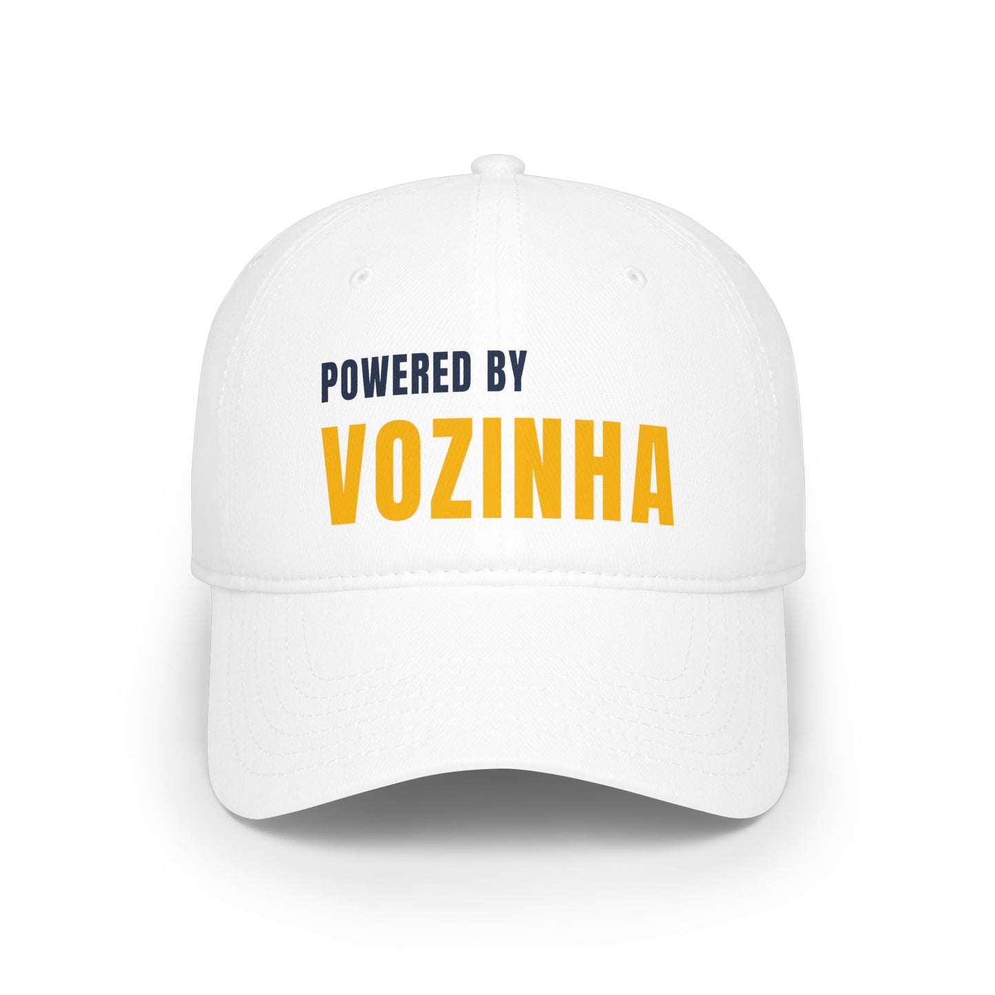 Powered by VOZINHA Baseball Cap | Cape Verde Football Hat | Blue Sharks Fan Cap | Soccer Dad Gift | World Cup 2026