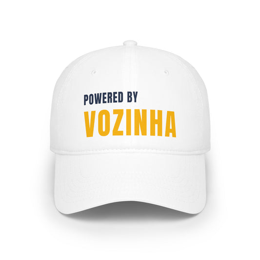 Powered by VOZINHA Baseball Cap | Cape Verde Football Hat | Blue Sharks Fan Cap | Soccer Dad Gift | World Cup 2026