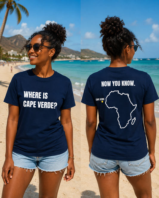 Where Is Cape Verde? T-Shirt — Africa Map Tee (Now You Know)