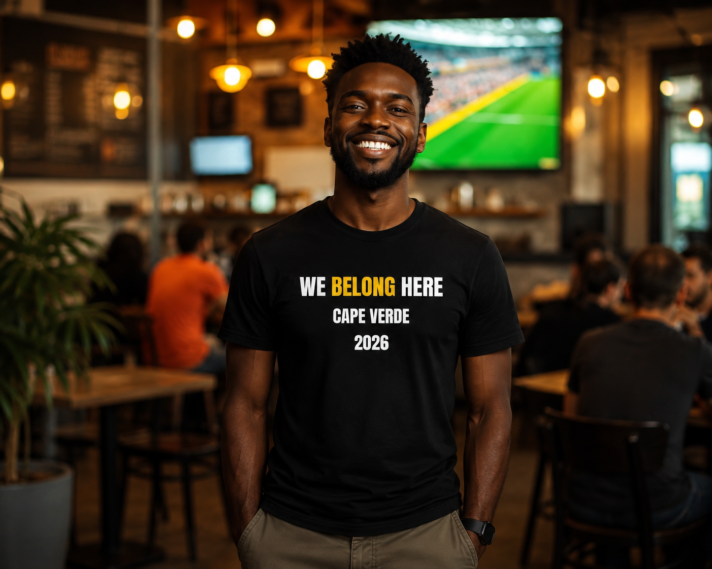 We Belong Here Cape Verde World Cup 2026 T-Shirt