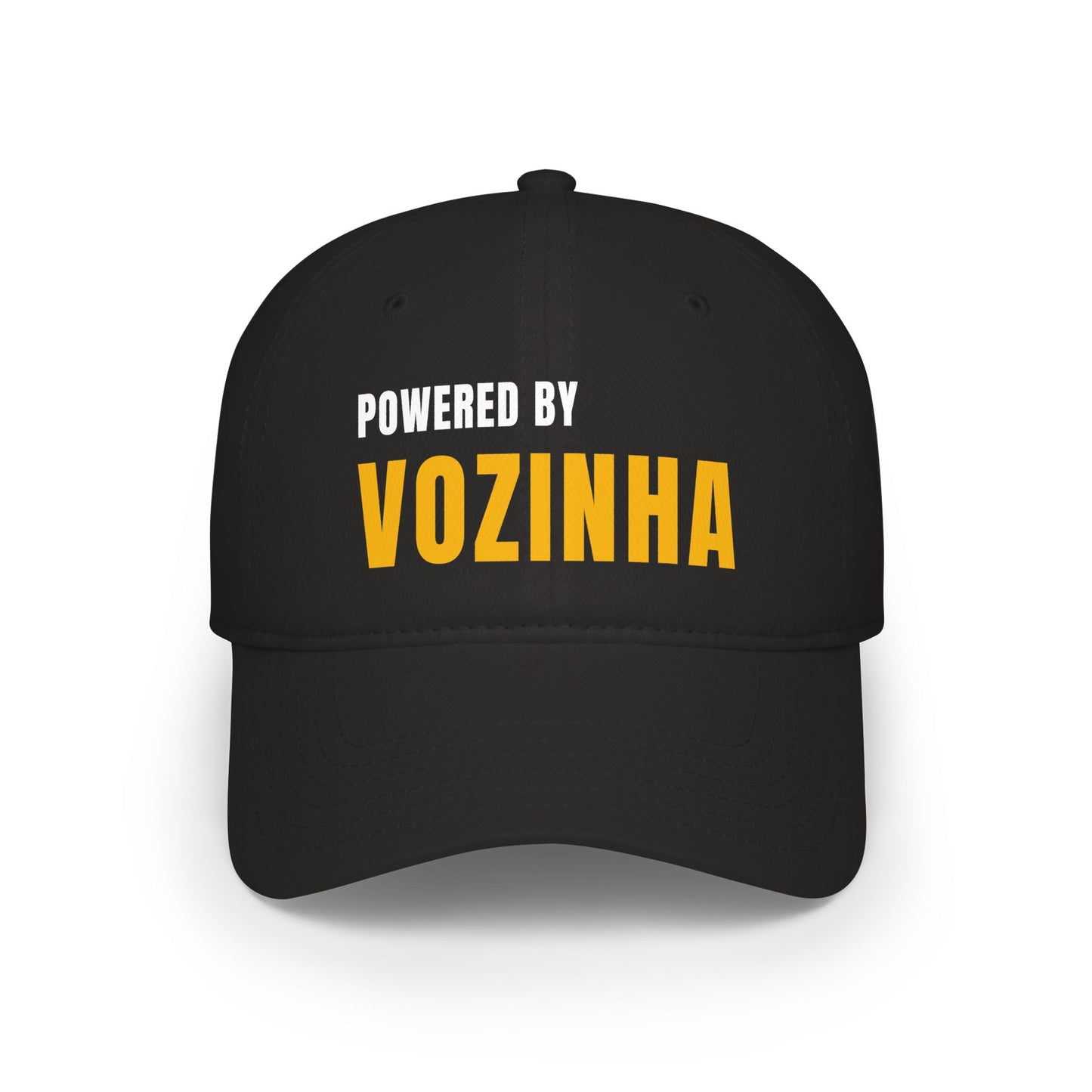 Powered by VOZINHA Baseball Cap | Cape Verde Football Hat | Blue Sharks Fan Cap | Soccer Dad Gift | World Cup 2026
