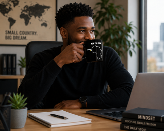 Where Is Cape Verde? Black Mug — Novelty Travel Map Coffee Cup (11oz)